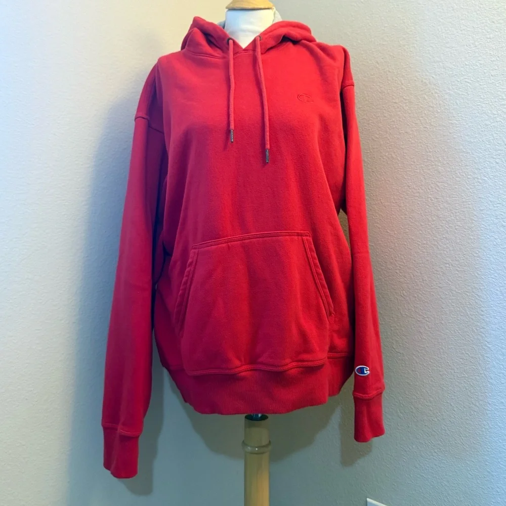 Red Champion Hoodie